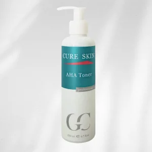 Порозвужуючий тонік з AHA кислотами для жирної шкіри Cure Skin AHA Toner