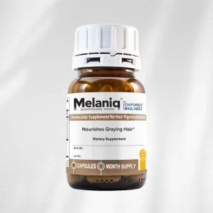 Melaniq - Вітаміни для відновлення кольору сивого волосся - Oxford Biolabs - Melaniq