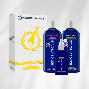 Mediceuticals Набір проти випадіння та стоншення волосся у чоловіків (для нормальної / жирної шкіри голови) Mediceuticals Advanced Hair Restoration Kit